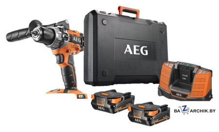 Ударная дрель-шуруповерт AEG Powertools BSB 18C2BL-202C 4935479785 (с 2-мя АКБ, кейс)