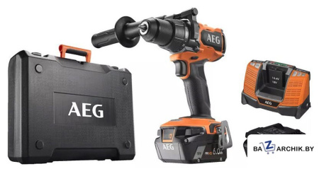 Ударная дрель-шуруповерт AEG Powertools BSB 18BL2-602K 4935481043 (с 2-мя АКБ, кейс)